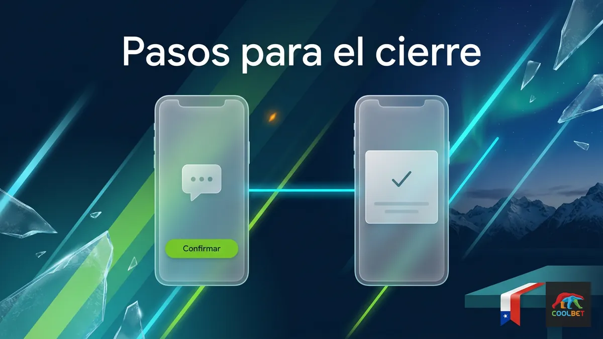 Pasos para eliminar la cuenta de Coolbet Chile contactando a soporte