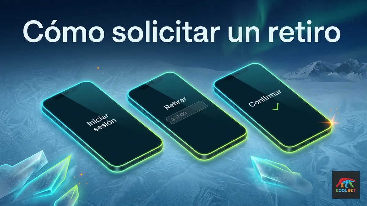 Pasos para solicitar un retiro de dinero en Coolbet Chile paso a paso